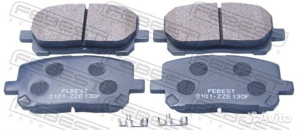 Колодки тормозные передние комплект toyota ipsu