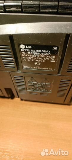 Магнитофоны LG 580AX 323AX M140X