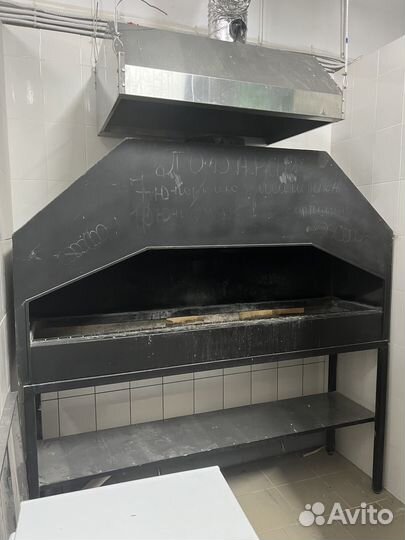 Мангал с зонтом