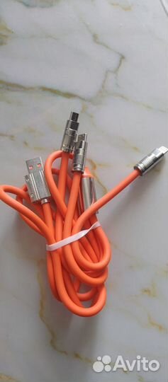 Провод 3в1 :type-c,micro USB,lighting