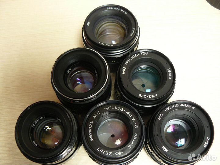 Объектив Гелиос 44-2, -4,6,7,77, и другие