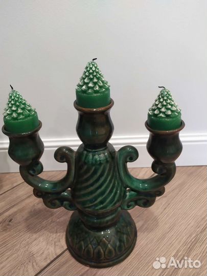 Подсвечник керамический