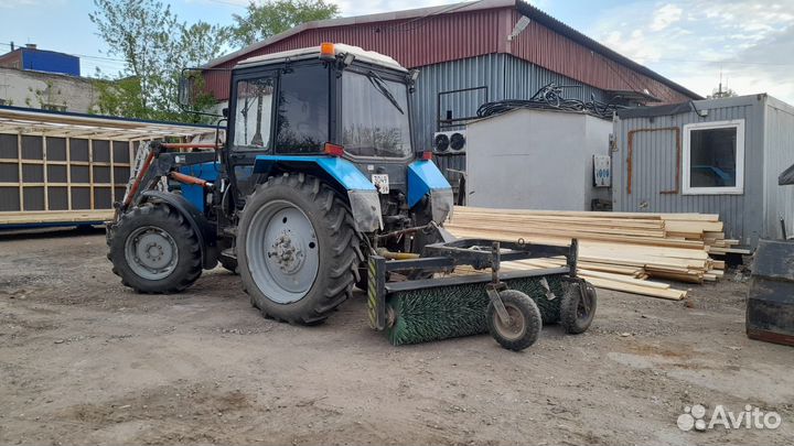 Услуги мтз со щеткой, погрузка, дробилка