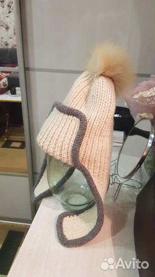 Модная стильная шапка из альпаки