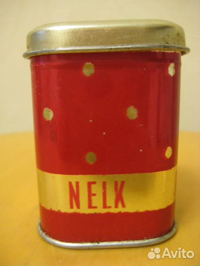 Банка жестяная квадратная для специй / Эстония