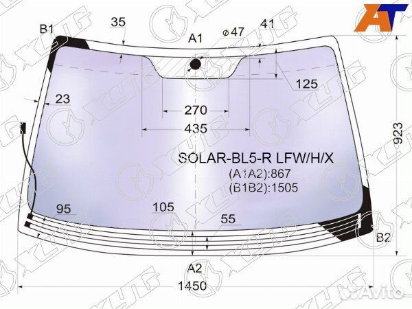 Стекло лобовое атермальное subaru legacy B4