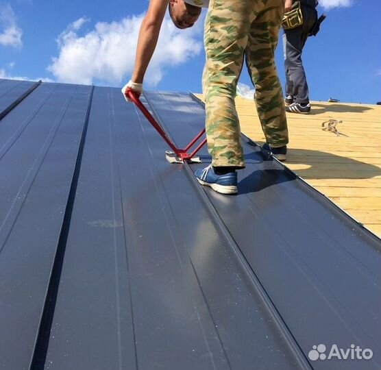 Фальцевая кровля, Кликфальц, Двойной стоячий фальц