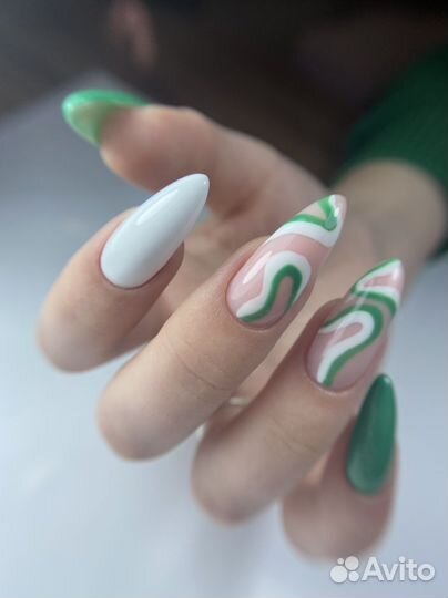 Гель-лак ; наращивание ногтей