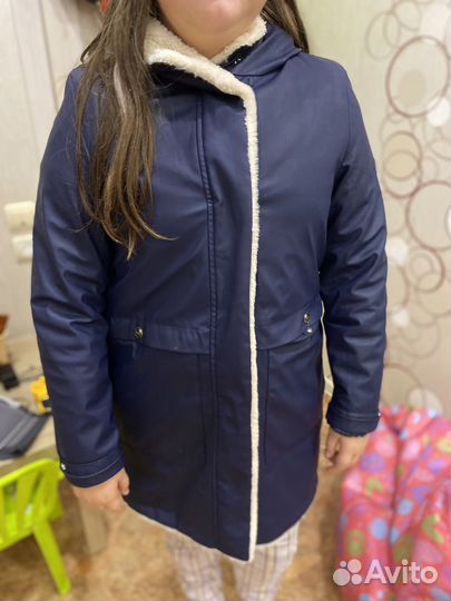 Пальто для девочки zara