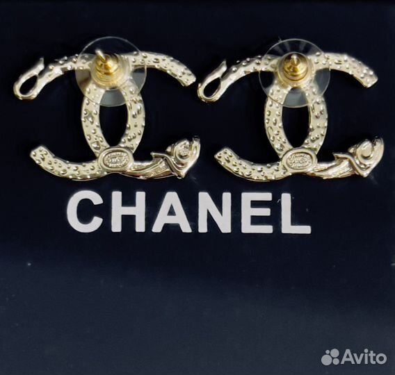 Серьги chanel