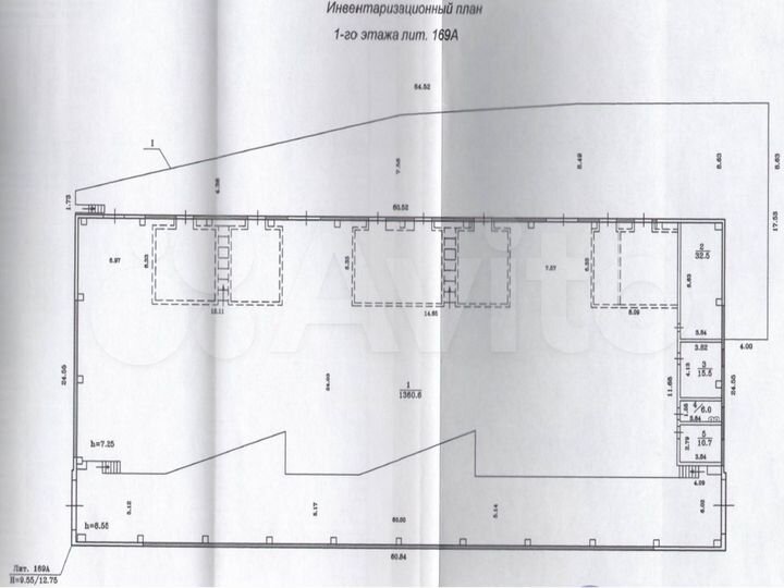 Сдам складское помещение, 1425.3 м²