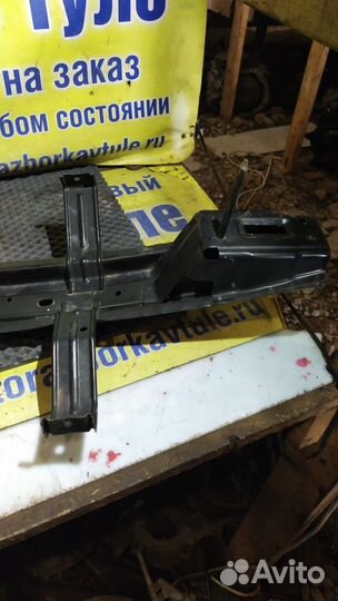 Усилитель бампера задний Hyundai Solaris