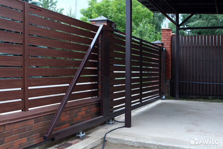 Забор жалюзи