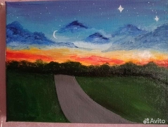 Рисунки на холсте