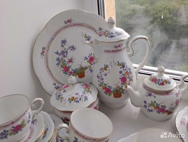 Чайный сервиз Volkstedt Pastorale 60-е