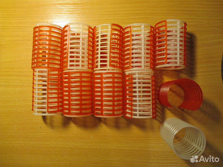 Бигуди с пластиковым креплением