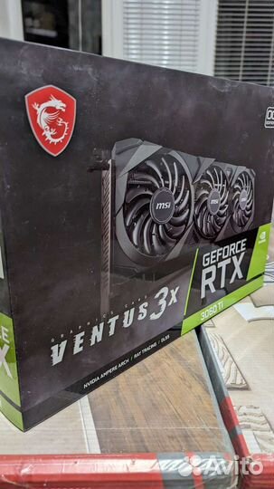 Видеокарта MSI GeForce RTX 3060 Ti ventus 3X OC