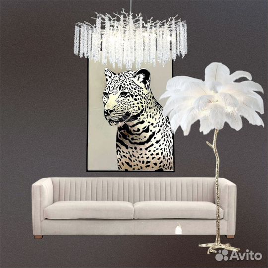 Картина большая на стену. Картина золотая поталь