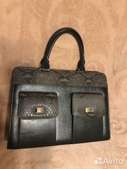 Сумка женская черная офисная
