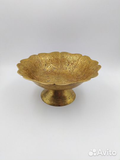 Ваза конфетницы латунь Индия