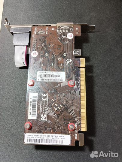 Видеокарта Palit GeForce GT 610
