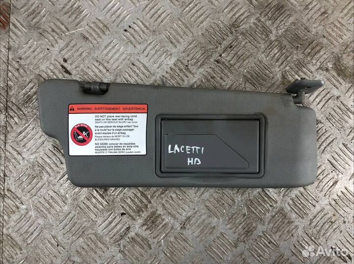 Козырёк солнцезащитный правый Шевроле Лачетти