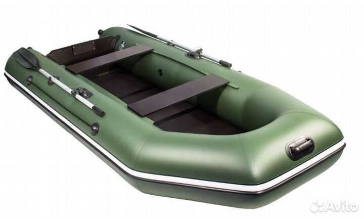 Надувная лодка Аква 3200 Слань Книжка Киль