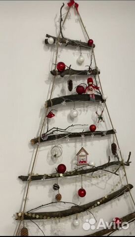 Елка новогодняя. Экоелка из веток