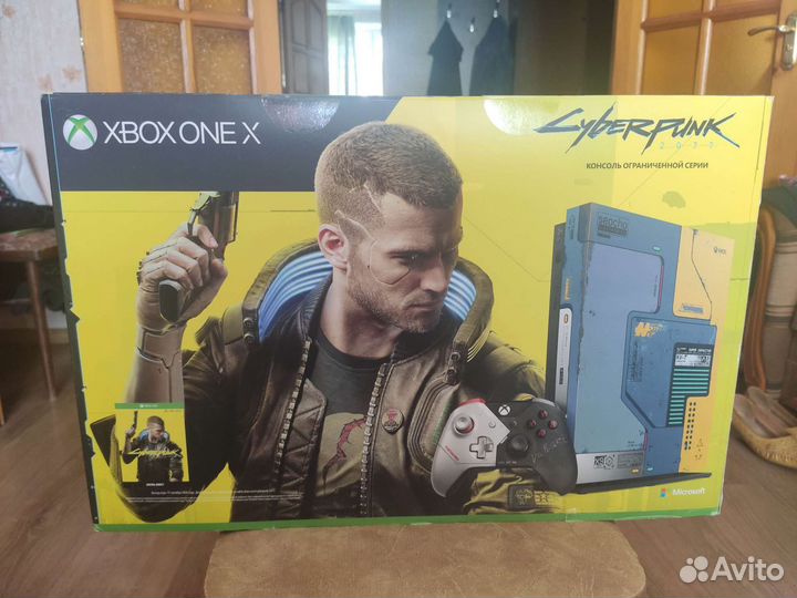 Новая консоль Xbox one X Cyberpunk 2077