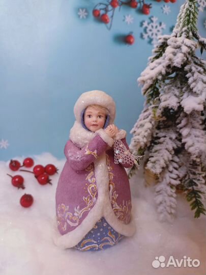 Ватная игрушка Снегурочка