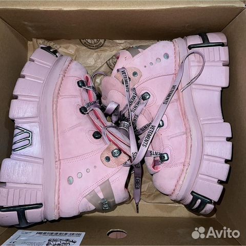New Rock x Vetements Pink Boots купить в Москве по низкой цене с ...