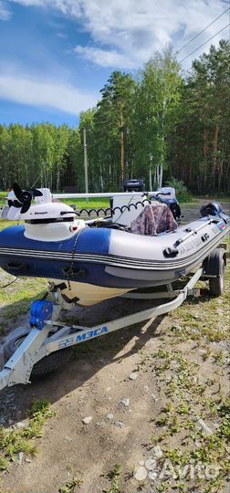 Моторная лодка (риб). Комета 420 + Сузуки DT30