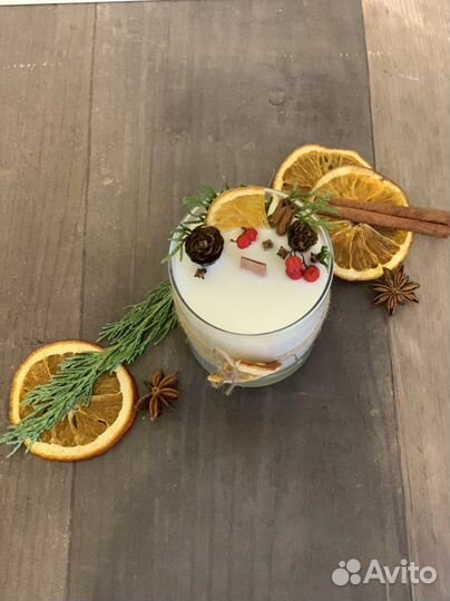 Свечи новогодние в праздничной упаковке