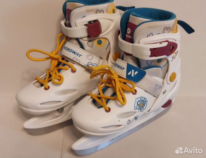 Коньки детские раздвижные 30-33р
