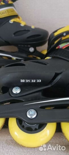 Роликовые коньки детские раздвижные 30-33