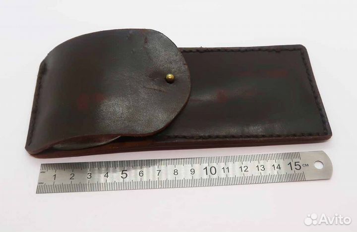 Набор рыбацкий, в футляре из кожи