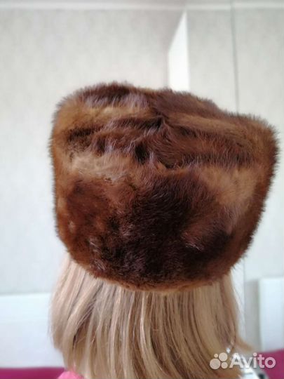 Норковая шапка мужская
