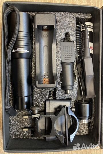 Фонарь светодиодный подствольный аккум