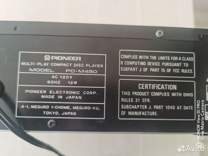 Pioneer PD-M450