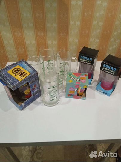 Кружки и бокалы для пива