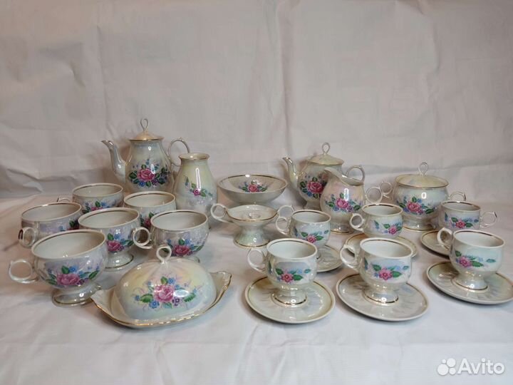 Чайный сервиз перламутр