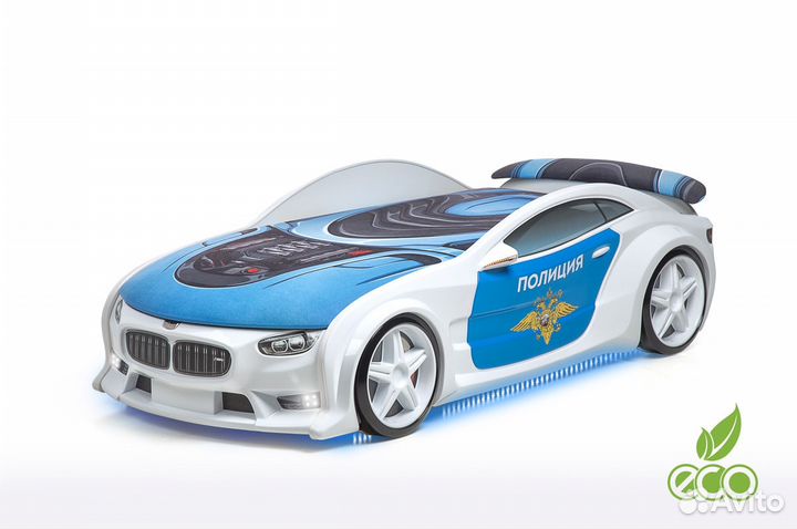 Кровать машина