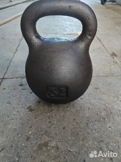 Гиря 32 кг СССР