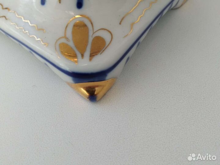 Самовар сувенирный Гжель из СССР