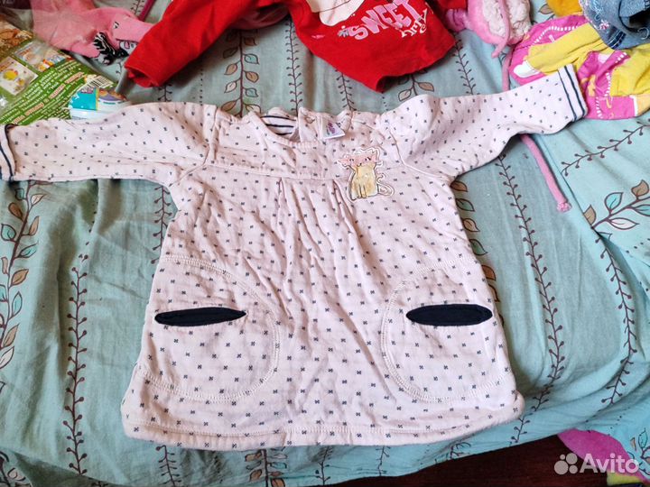 Вещи для девочки размер 80