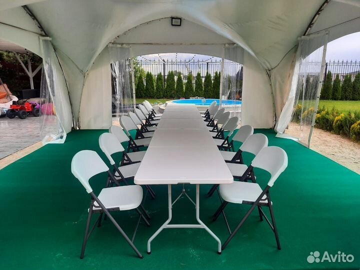 Аренда столов и стульев (комплект)
