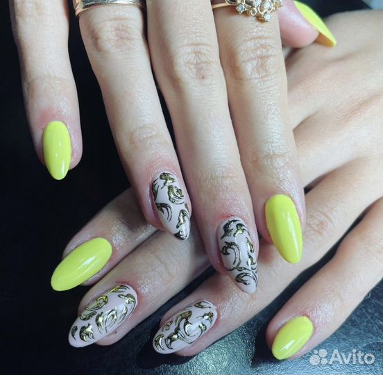 Наращивание ногтей/гельлак