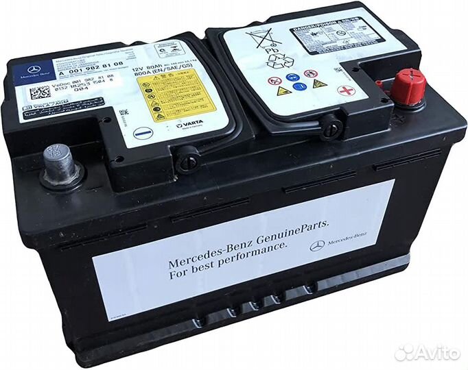 Батарея аккумуляторная 12 V / 80 AH A0019828108