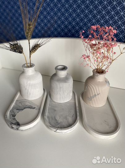 Гипсовая ваза. Гипсовая шкатулка