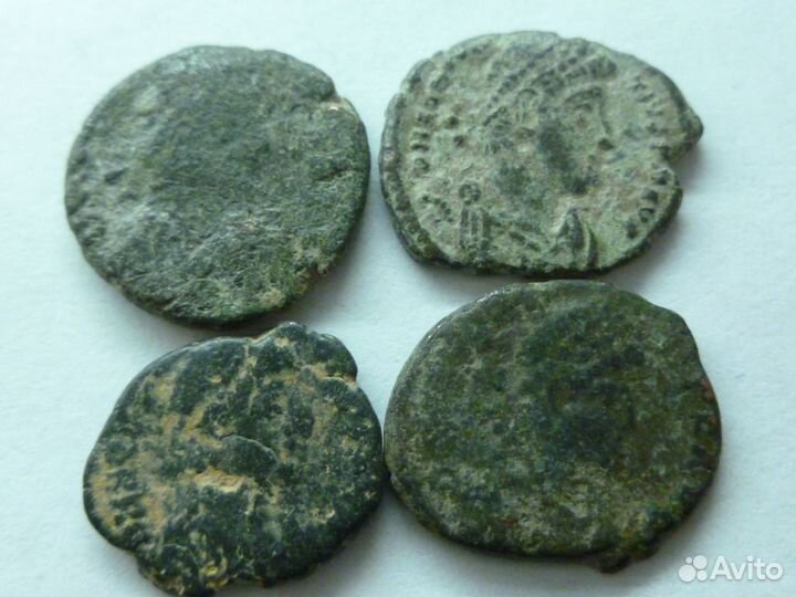 Набор древне Римских монет 4 века. оригиналы (50)